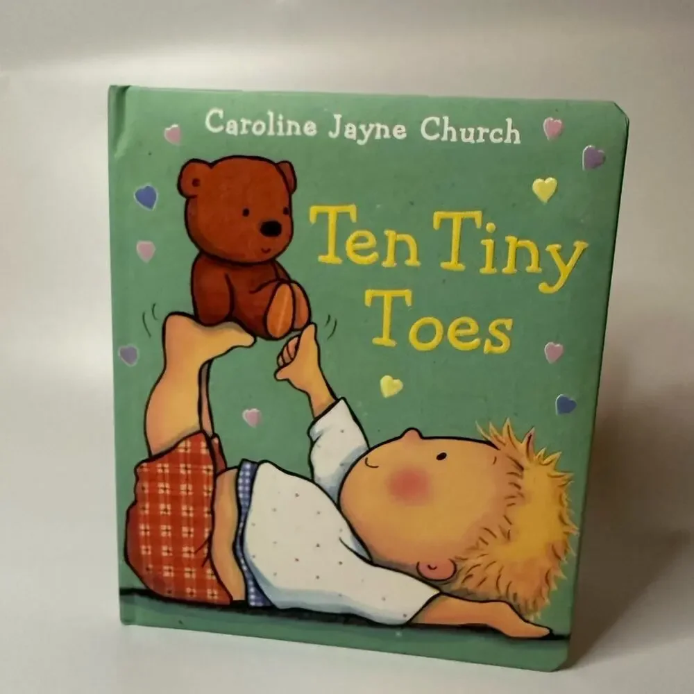 Ten Tiny Toes Board Book by Caroline Jane Church